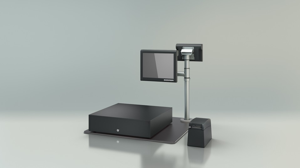 modular cash register and scale system